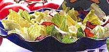 Cæsarsalat med skinker 